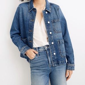 Madewell Denim Chore Jacket in Freemont Wash